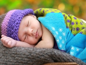 Baby, Bonnet, Sleeping