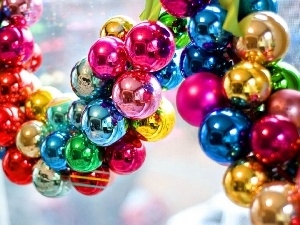 baubles, christmas, color