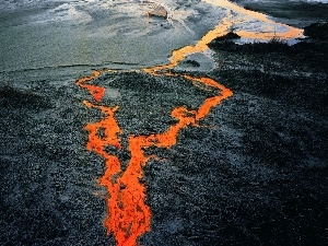 Lava, eruption, volcano