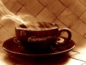 cup, Espresso, Steaming