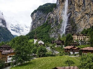 mountains, ##, Switzerland, Town