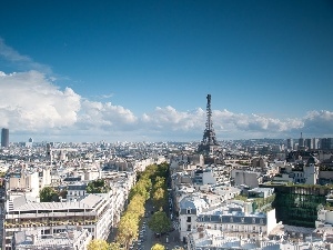 Paris, Eiffla Tower, Town