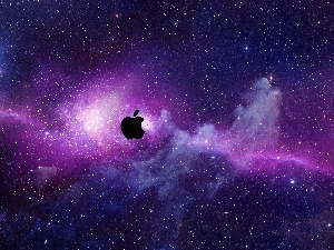 starry, Sky, Apple