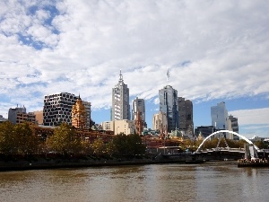 Melbourne, skyscrapers, Town