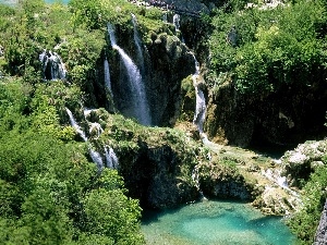 waterfall, national, Coartia, Park