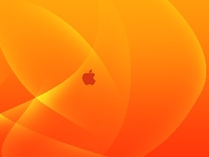 background, Orange, Tiny, streaks, Apple