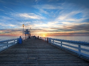 California, San Clemente, pier, USA, sea