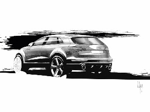 Drawing, Project, Audi Q5