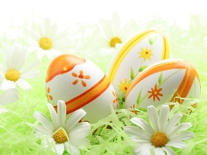 eggs, Flowers, Easter