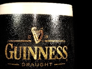 Guinness, beer, mug, dark