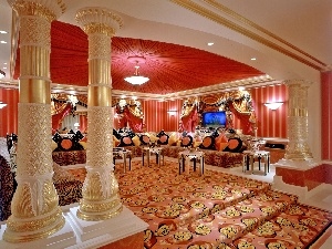 hall, luxury, Hotel hall