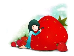 strawberries, Kid